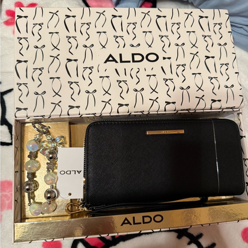 ALDO Long Wallet  with Iridescent Chain